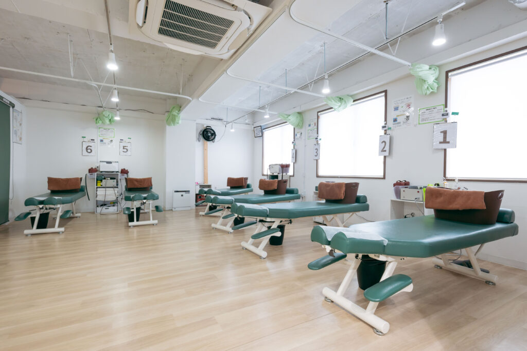 内外整骨院の施術室