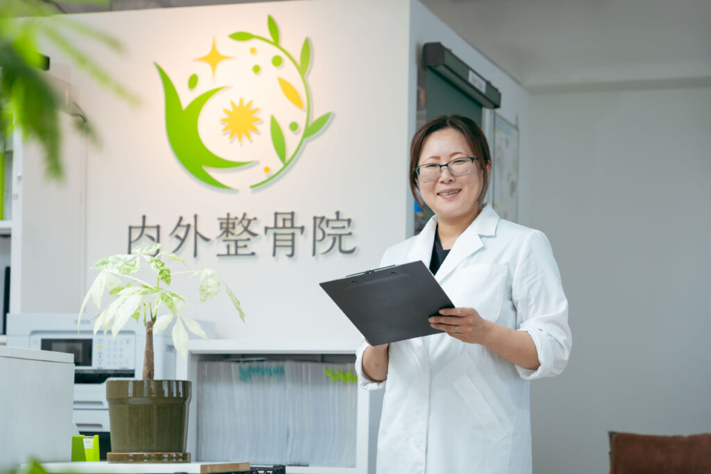 内外整骨院、受付